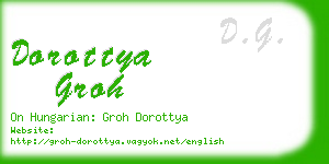 dorottya groh business card